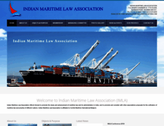 indianmaritimelawassociation.com screenshot