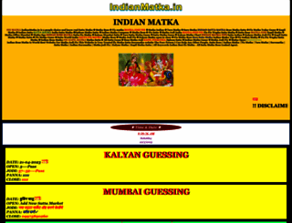 indianmatka.in screenshot