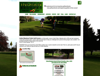 indianmeadowsgolfcourse.com screenshot
