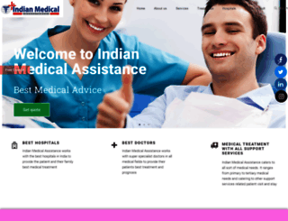 indianmedicalassistance.com screenshot