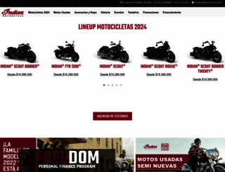 indianmotorcycle.cl screenshot