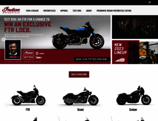 indianmotorcycle.co.za screenshot