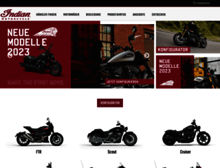 indianmotorcycle.de screenshot