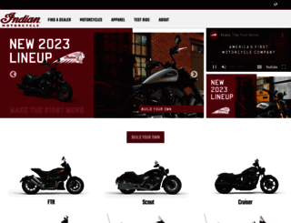 indianmotorcycle.in screenshot