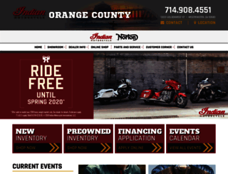 indianmotorcycleorangecounty.com screenshot