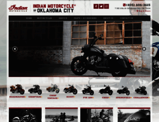 indianmotorcyclesofoklahoma.com screenshot