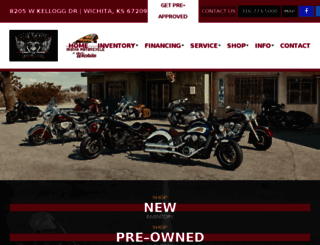 indianmotorcyclesofwichita.com screenshot
