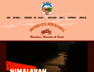 indianmotorcycletours.com screenshot