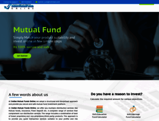 indianmutualfundsonline.com screenshot