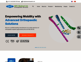 indianorthopaedic.com screenshot