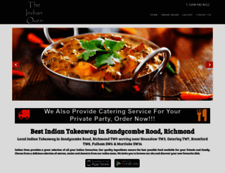 indianovenrichmond.co.uk screenshot