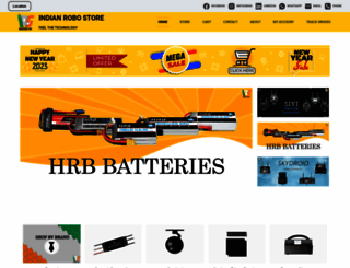 indianrobostore.com screenshot