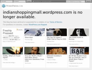 indianshoppingmall.wordpress.com screenshot