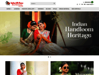 indiansilkhouse.com screenshot