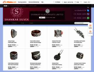 indiansilverjewelry.trustpass.alibaba.com screenshot