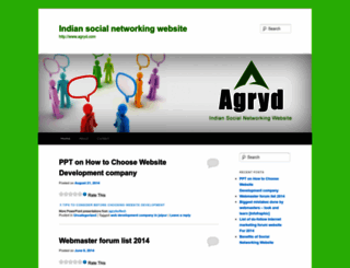 indiansocialnetworkingwebsite.wordpress.com screenshot