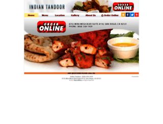 indiantandoorsandiego.com screenshot