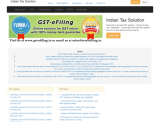 indiantaxsolutions.com screenshot