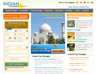 indiantourismexpert.com screenshot