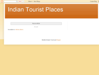 indiantourist-places.blogspot.in screenshot