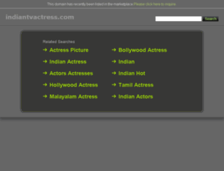 indiantvactress.com screenshot