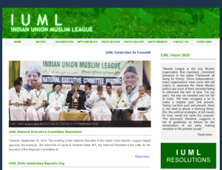 indianunionmuslimleague.in screenshot
