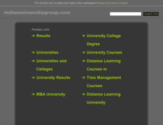 indianuniversitygroup.com screenshot