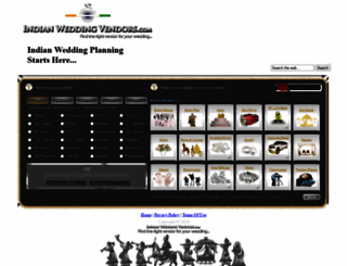 indianweddingvendors.com screenshot