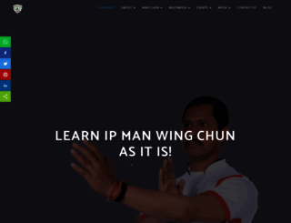 indianwingchunkungfu.com screenshot