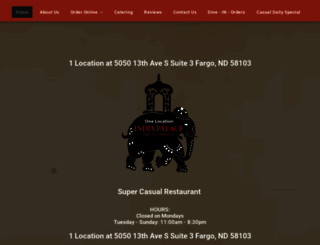 indiapalacefargo.com screenshot