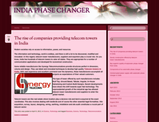 indiaphasechanger.wordpress.com screenshot