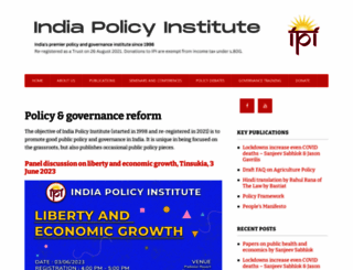 indiapolicy.org screenshot