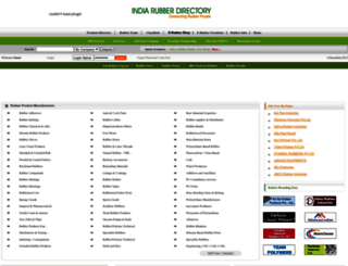 indiarubberdirectory.com screenshot