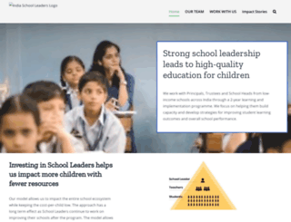 indiaschoolleaders.org screenshot