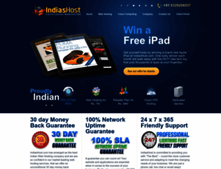 indiashost.com screenshot