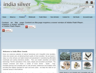 indiasilverjewels.com screenshot