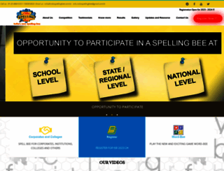 indiaspellingbee.com screenshot