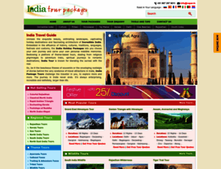 indiatourpackagesnet.com screenshot