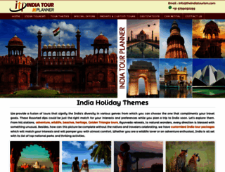 indiatourplanner.com screenshot