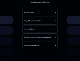 indiatourportal.com screenshot