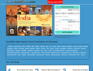 indiatourquotes.com screenshot