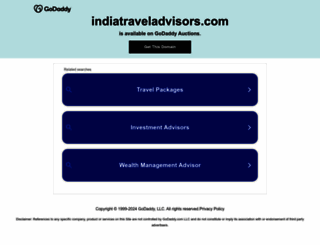 indiatraveladvisors.com screenshot