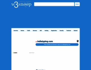 indiatyping.com.w3snoop.com screenshot