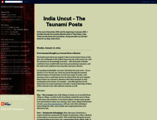 indiauncut-tsunami.blogspot.com screenshot