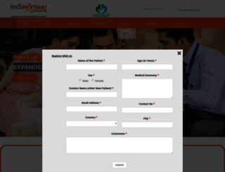indiavirtualhospital.com screenshot