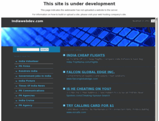 indiawebdev.com screenshot