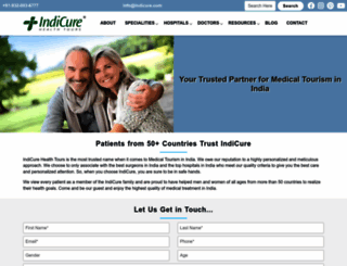 indicure.com screenshot