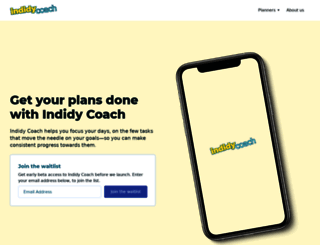 indidycoach.com screenshot