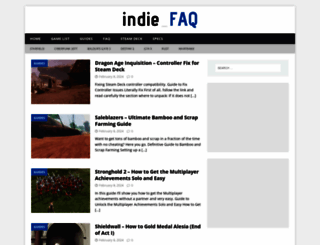 indiefaq.com screenshot