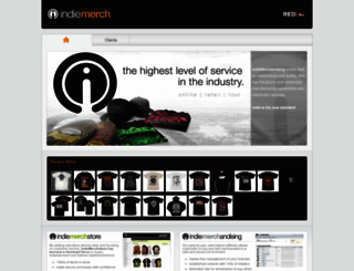 indiemerch.com screenshot